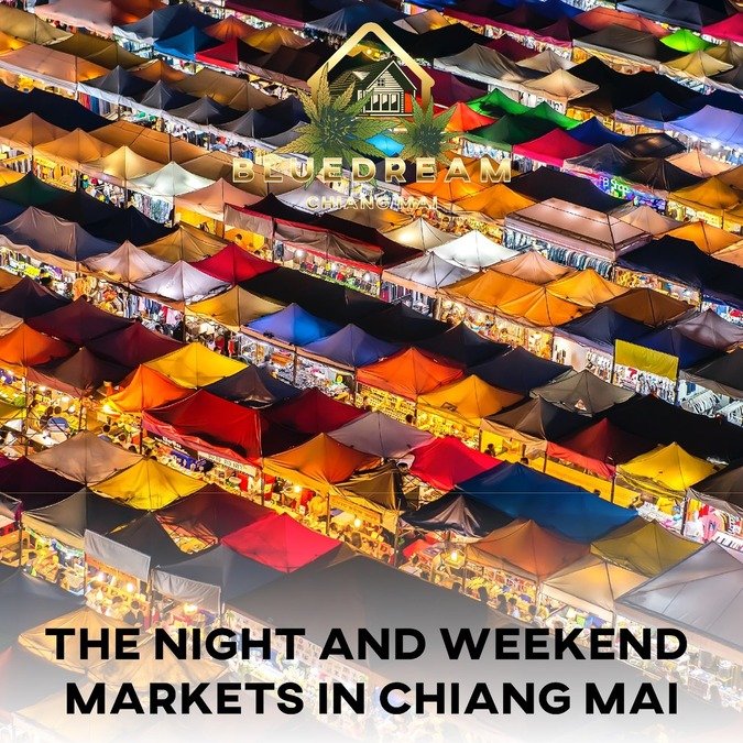 The night and weekend markets in chiang mai